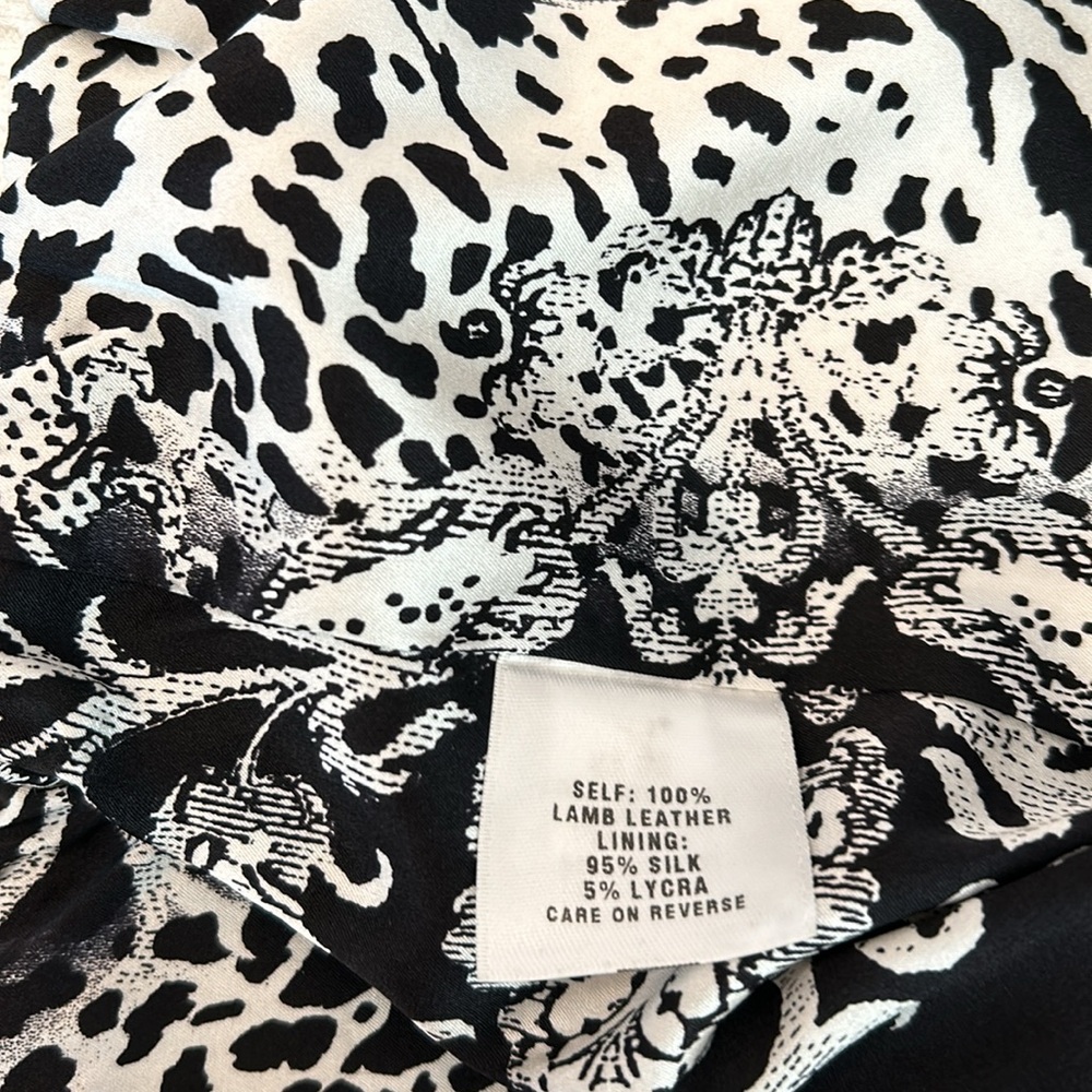 St.John Couture percolated white leather jacket size 2 - Picture 9 of 11